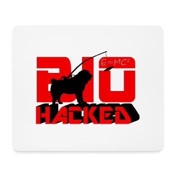 Bio Hacked - Mousepad (Querformat) - Weiß - Vorne