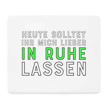 Lustige Sprüche für Kollegen - Mousepad (Querformat) - Weiß - Vorne