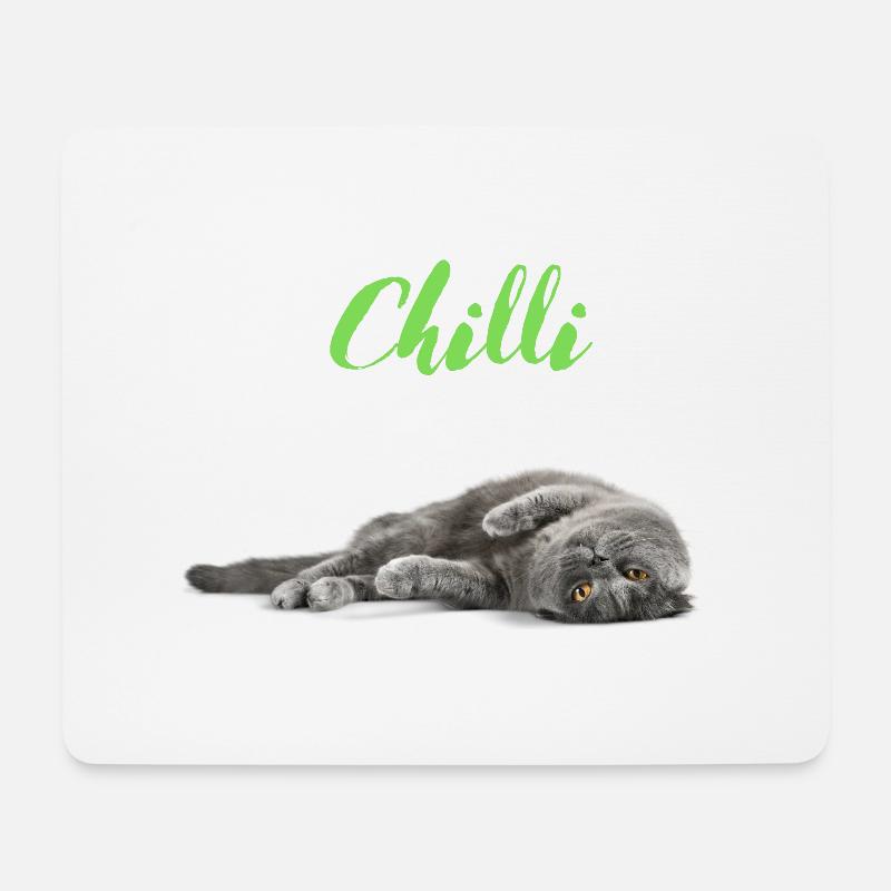 Chilli - Mousepad (Querformat) - Weiß