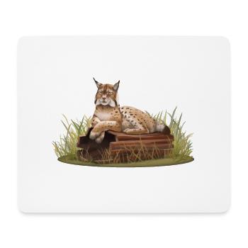Lynx - Cat - Cat Family - Animals - Wildlife - Mouse Pad (horizontal) - white - Front