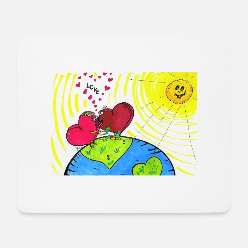 Love - Mouse Pad (horizontal) - white