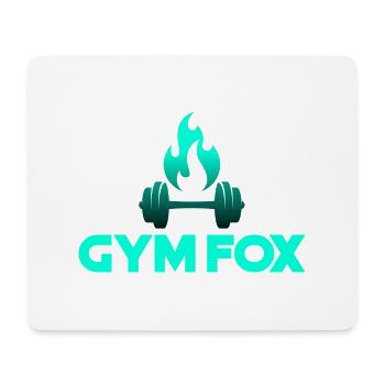 GYM FOX - Motivating Gym and Fitness Designs - Mouse Pad (horizontal) - white - Front
