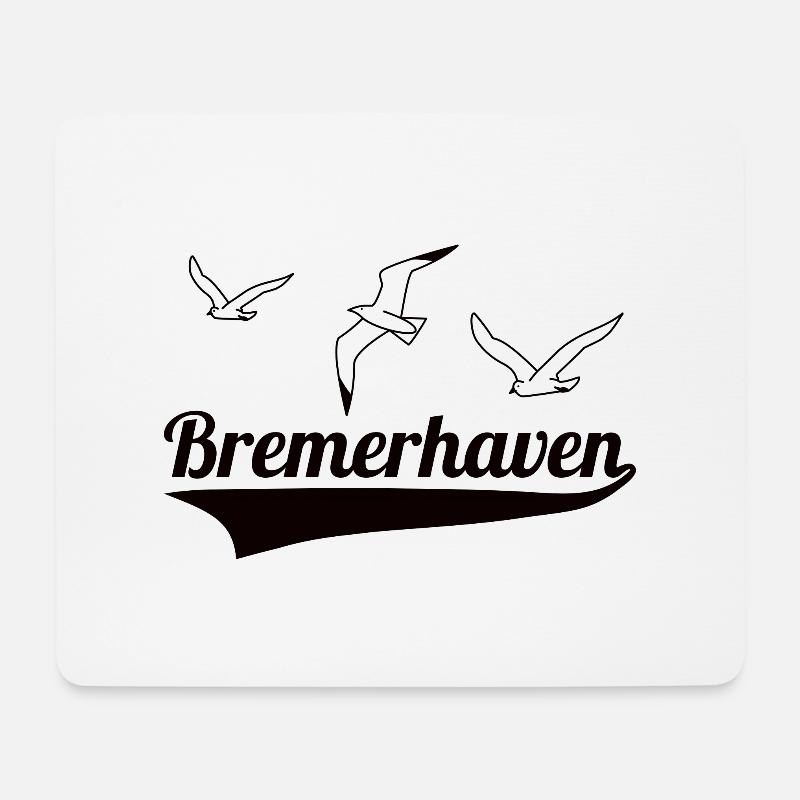 Bremerhaven - Nordsee - Mousepad (Querformat) - Weiß