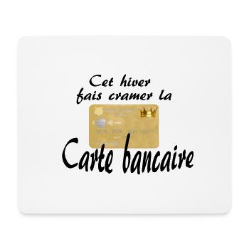 Fais cramer la carte bancaire - Tapis de souris (format paysage) - blanc - Devant