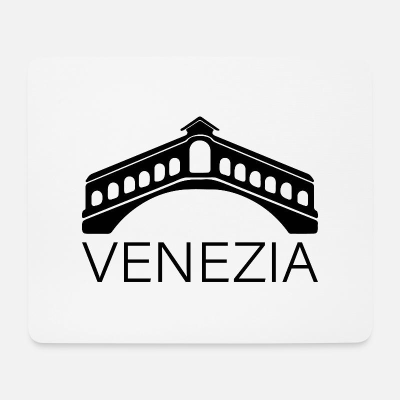 Venedig - Mousepad (Querformat) - Weiß