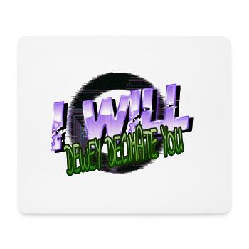 inspirational cat happy quotes birthday present - Mousepad (Querformat) - Weiß - Vorne
