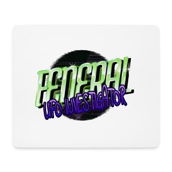 scifi alien i dont speak human aliens alien lover - Mousepad (Querformat) - Weiß - Vorne