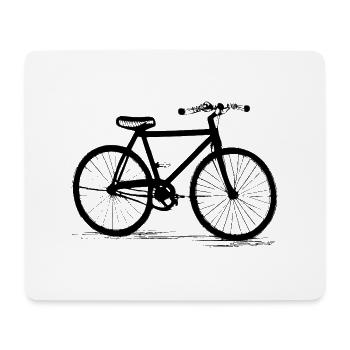 Bicycle Doodle Bicycles Cycling Silhouette 5 - Mouse Pad (horizontal) - white - Front