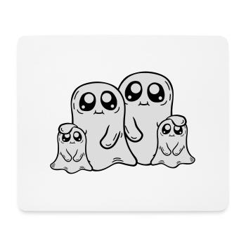 Parents Enfants Fantômes Famille - Tapis de souris (format paysage) - blanc - Devant