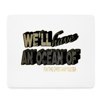 funny gym beach bodybuilder fairy tail baby - Mousepad (Querformat) - Weiß - Vorne
