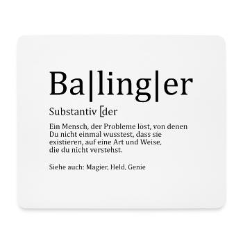 Schwaben Synonym - Mousepad (Querformat) - Weiß - Vorne