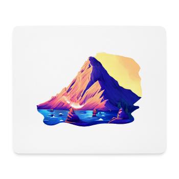 Mountain hikers Mountains Mountain hiking Hiking Hiking - Mouse Pad (horizontal) - white - Front