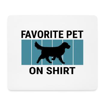 Hund Dog - Mousepad (Querformat) - Weiß - Vorne