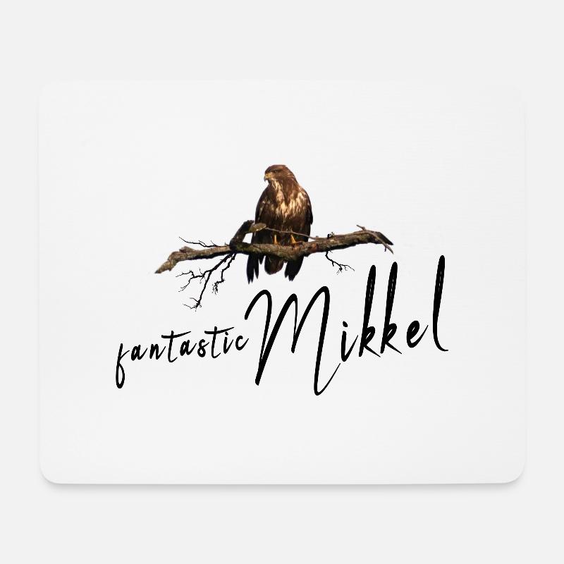 Mikkel Geburtstag Mikkel Namenstag - Mousepad (Querformat) - Weiß