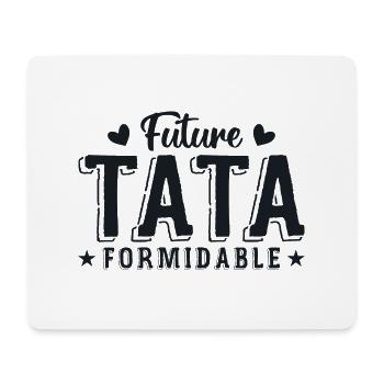 Future Tata Formidable - Tapis de souris (format paysage) - blanc - Devant
