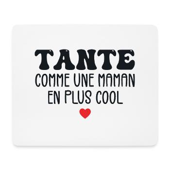 Tante Comme Une Maman Cool Humour Tata Cadeau - Tapis de souris (format paysage) - blanc - Devant