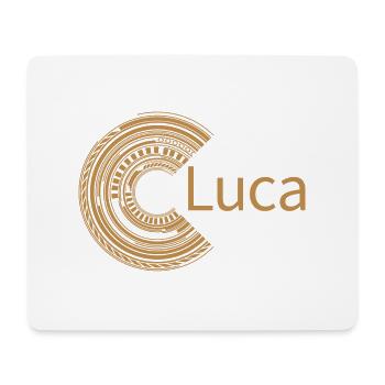 Pour Luca - Tapis de souris (format paysage) - blanc - Devant