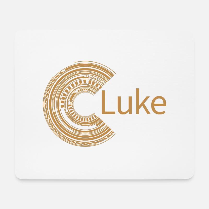 Für Luke - Mousepad (Querformat) - Weiß