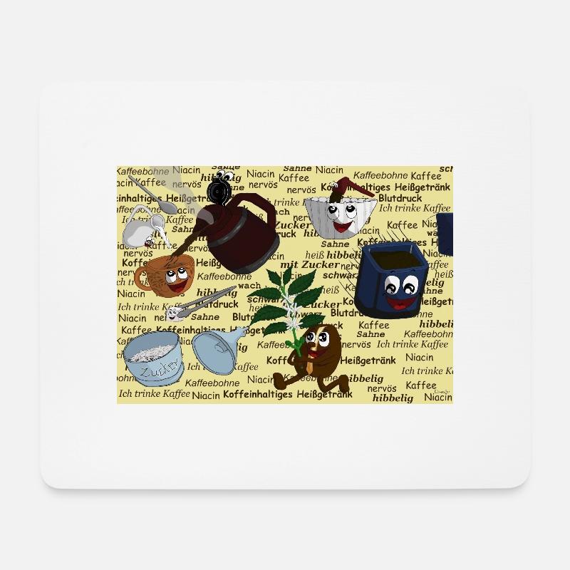 Der Kreislauf des Kaffees - Mousepad (Querformat) - Weiß