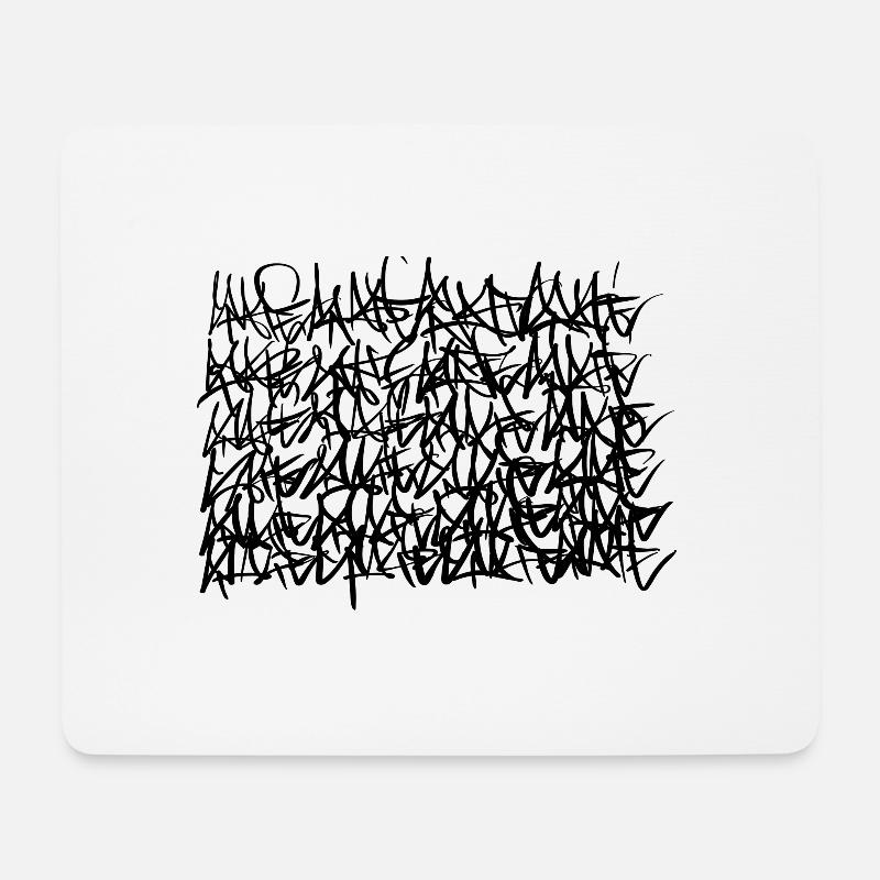 Tags - Mousepad (Querformat) - Weiß