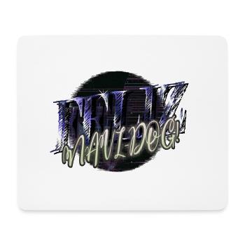 Adorable Beagle Funny Dino Bike Moon Dogwalking - Mouse Pad (horizontal) - white - Front