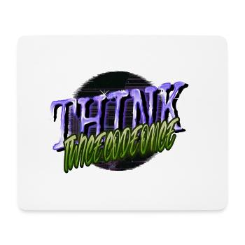 admin computer programming - Mousepad (Querformat) - Weiß - Vorne