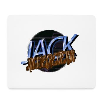 geburtstagsgeschenk doggie lustig bluthund geek - Mousepad (Querformat) - Weiß - Vorne