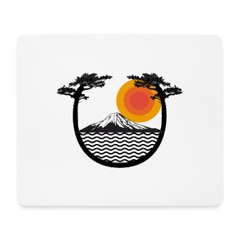 Mount Fuji, Japan - Mouse Pad (horizontal) - white - Front