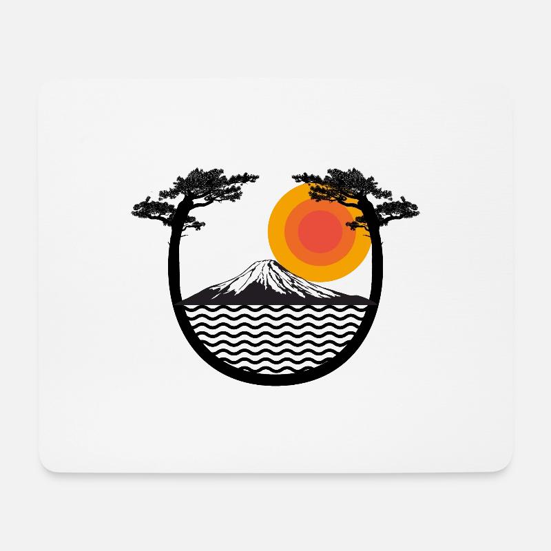 Mount Fuji, Japan - Mouse Pad (horizontal) - white