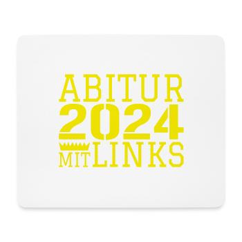 Abi Abitur - Mousepad (Querformat) - Weiß - Vorne