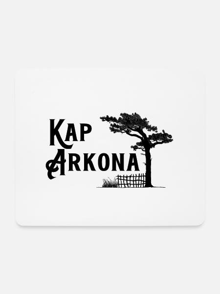 Kap Arkona, Heimat der Kreidefelsen - Mousepad (Querformat) - Weiß