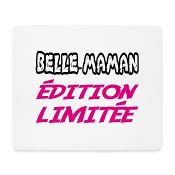 BELLE MAMAN édition limitée - Tapis de souris (format paysage) - blanc - Devant