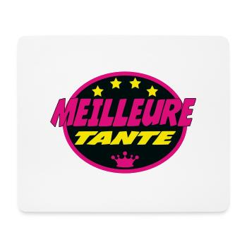 MEILLEURE TANTE - Tapis de souris (format paysage) - blanc - Devant