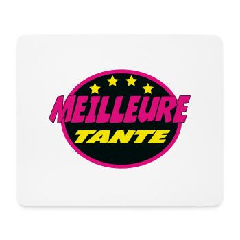 MEILLEURE TANTE - Tapis de souris (format paysage) - blanc - Devant