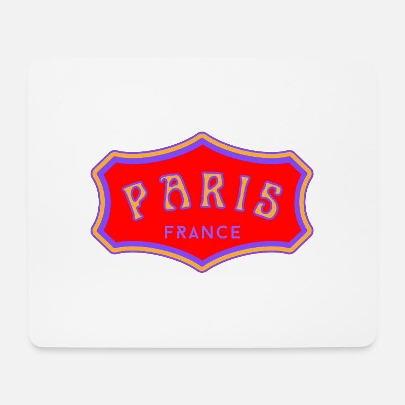 Paris - Mouse Pad (horizontal) - white