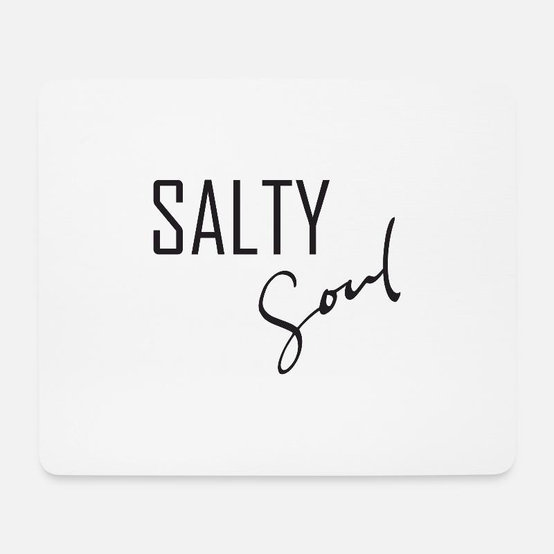 Salty Soul - Mousepad (Querformat) - Weiß