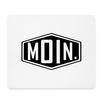Moin - Mousepad (Querformat) - Weiß - Vorne