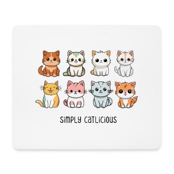 Cute Cat Cat Friends Funny Saying Gift - Mouse Pad (horizontal) - white - Front