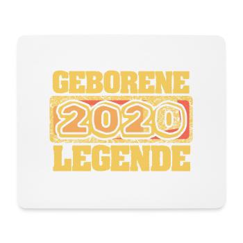 2020 - Mousepad (Querformat) - Weiß - Vorne