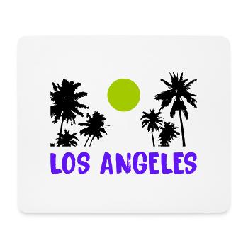 los angeles - Mousepad (Querformat) - Weiß - Vorne