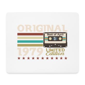 46th Birthday Original April Vintage 1979 - Mouse Pad (horizontal) - white - Front