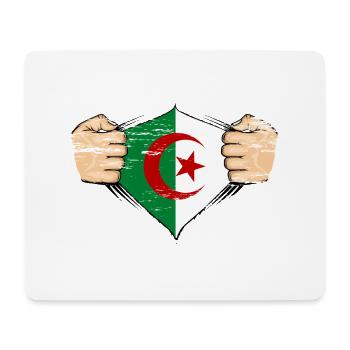 Algeria flag design used - Mouse Pad (horizontal) - white - Front