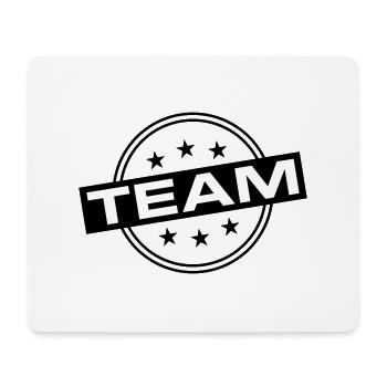 Team - Mousepad (Querformat) - Weiß - Vorne