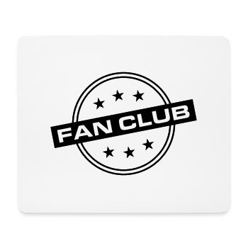 Fan Club - Mousepad (Querformat) - Weiß - Vorne