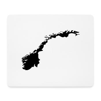 Norwegen - Mousepad (Querformat) - Weiß - Vorne