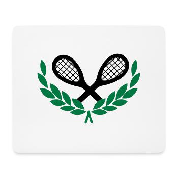 Tennis - Mousepad (Querformat) - Weiß - Vorne