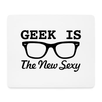 GEEKS ARE SEXY! - Tapis de souris (format paysage) - blanc - Devant