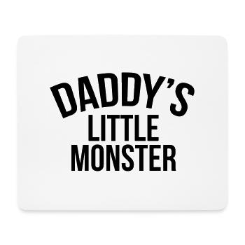 Daddy's little monster - Mouse Pad (horizontal) - white - Front