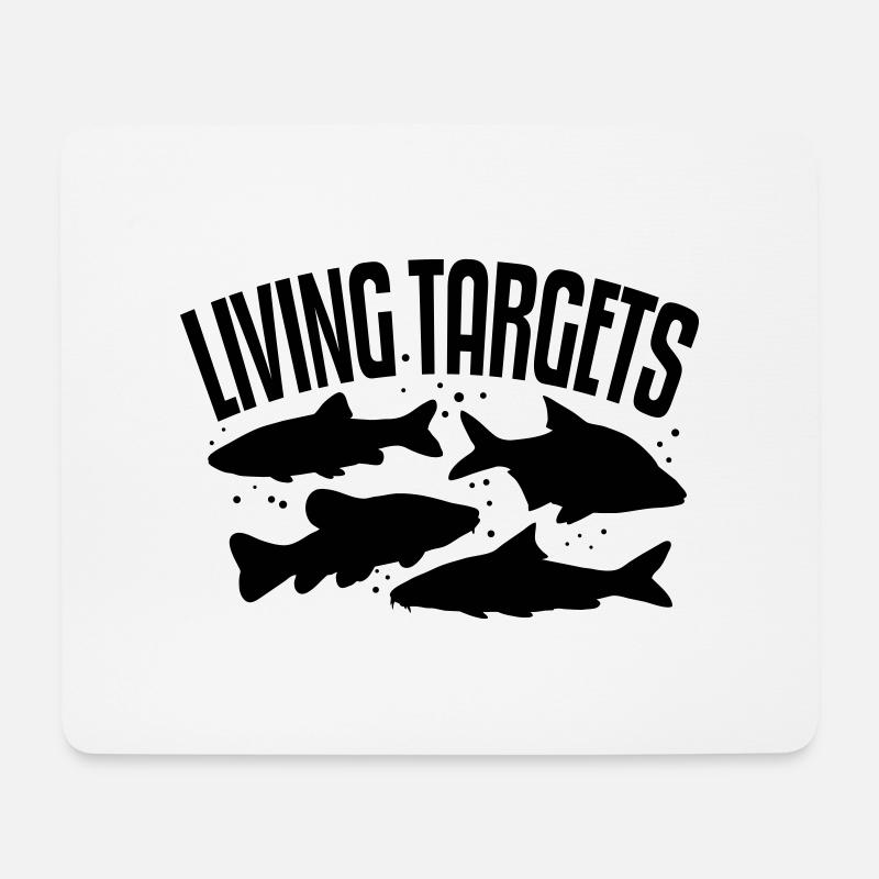 Living Targets - Mousepad (Querformat) - Weiß