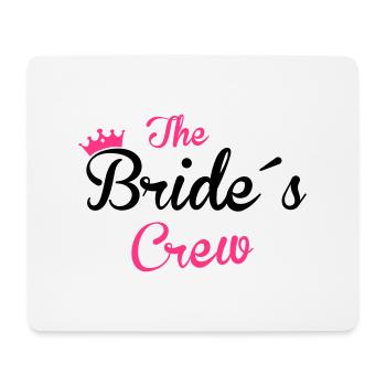 the bride´s crew - Mousepad (Querformat) - Weiß - Vorne
